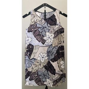 VTG Surf Line Hawaii Floral Print Shift Dress Size XS